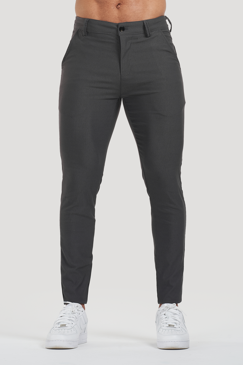 Calça Alfaiataria Masculina Atlantic Cinza Black