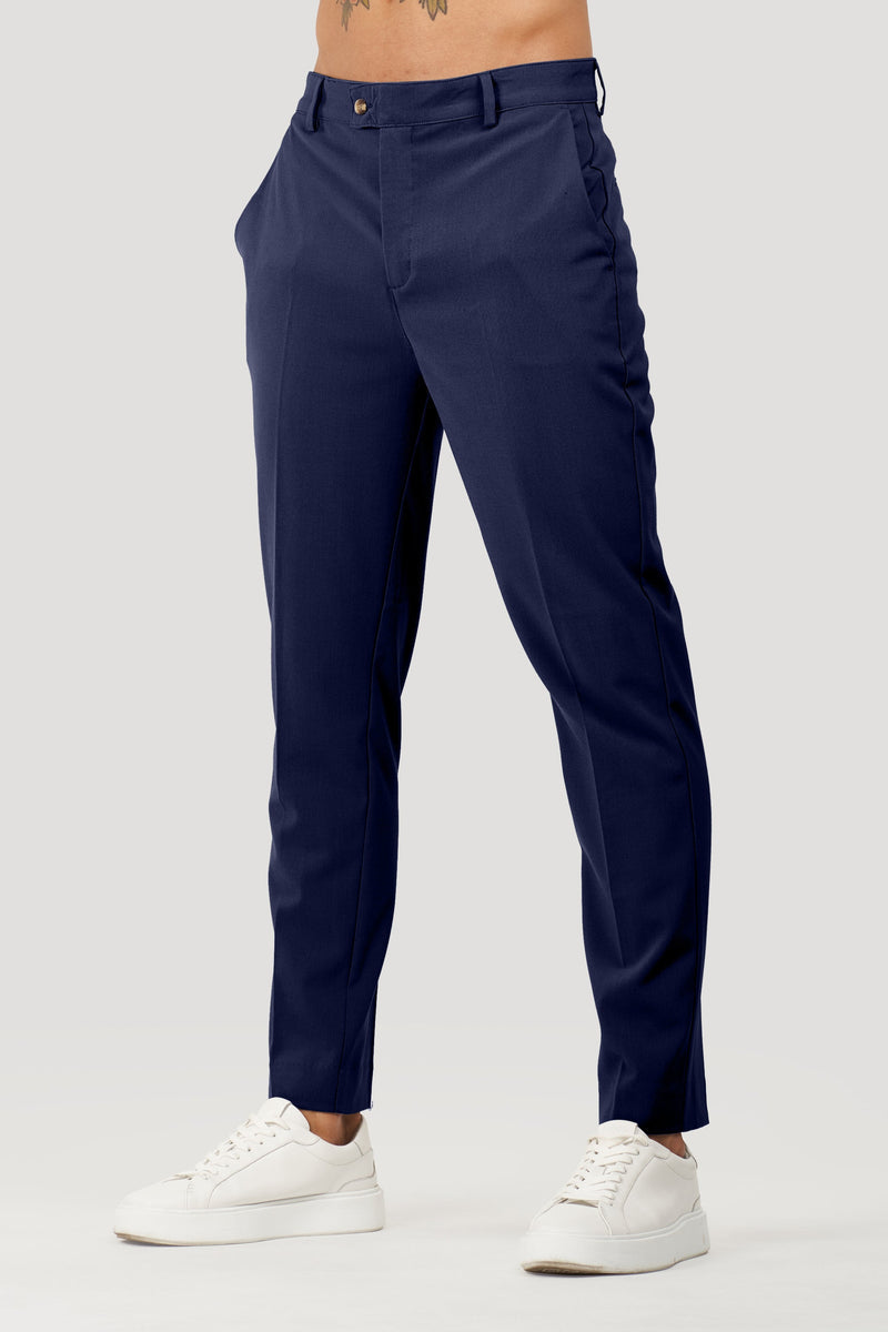 Calça Alfaiataria Masculina Classic Azul Marinho