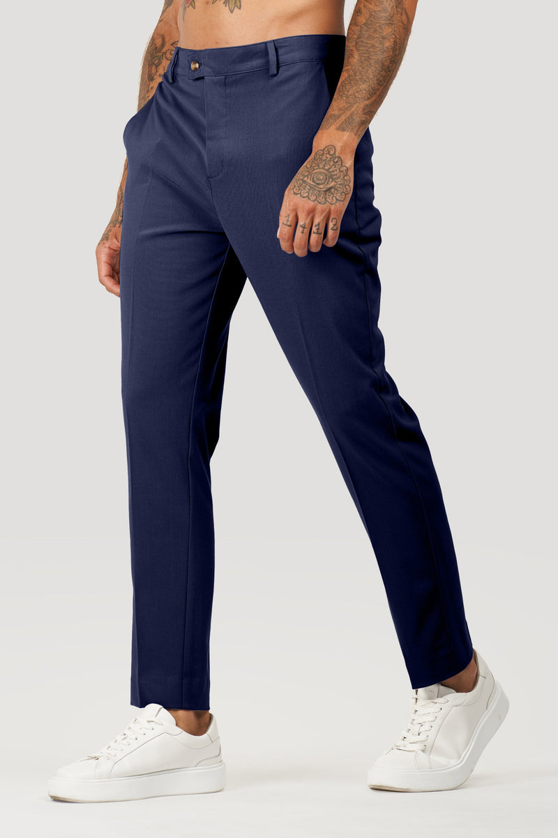 Calça Alfaiataria Masculina Classic Azul Marinho