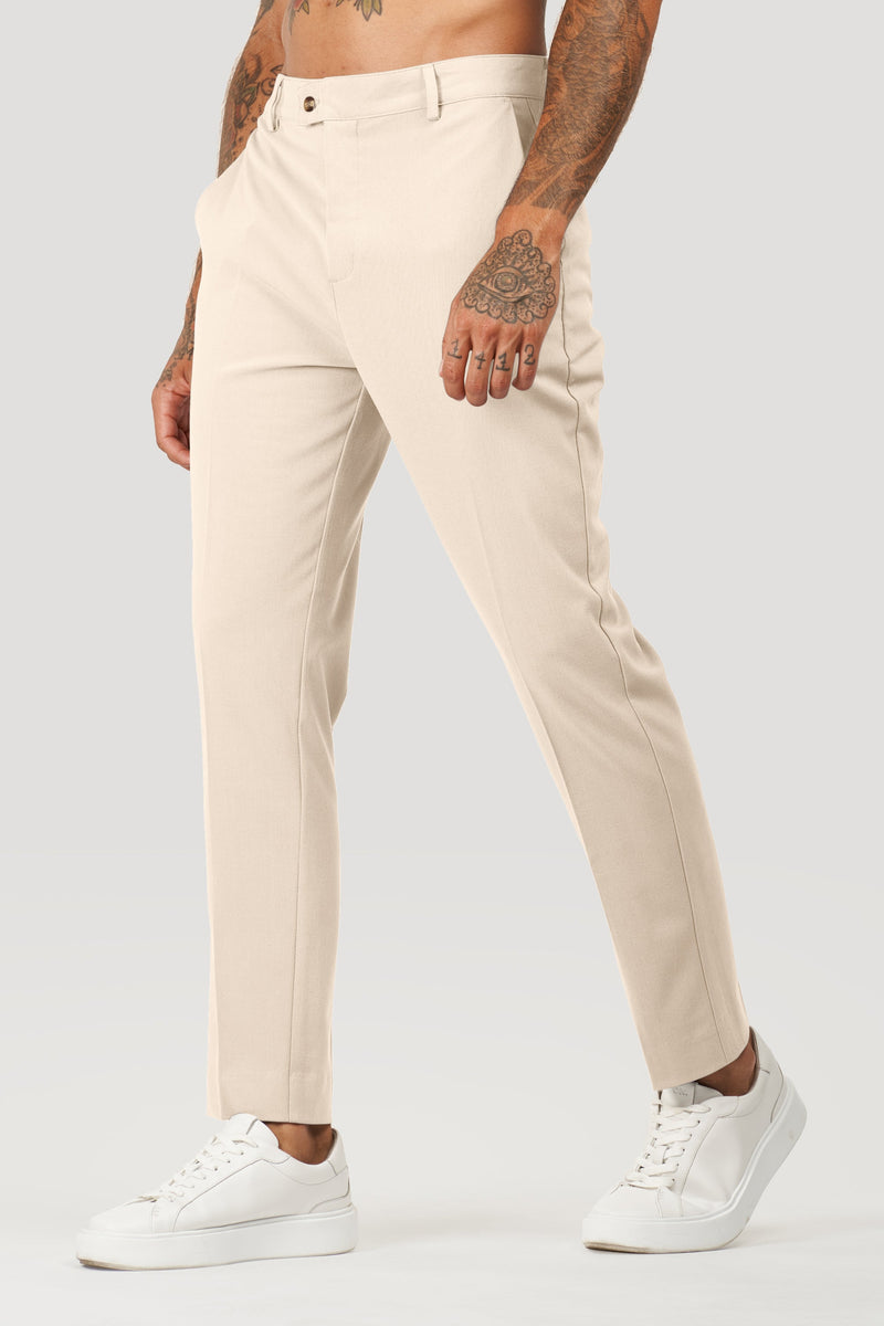 Calça Alfaiataria Masculina Classic Bege